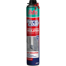 Напилюваний утеплювач Akfix THERMCOAT 850 мл / 930 гр(кратно ящикам по 12шт)