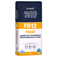 Шпаклівка АКРИЛ-ПУТС FD12 фасадна 5 кг., Снежка