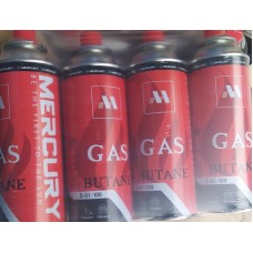 Газовий балон туристичний MERCURY 400 мл, 220г (1 уп- 4 шт)