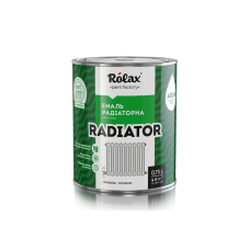 Емаль радіаторная акрилова "RADIATOR" сніжно- біла 0,9кг/0,75л ТМ"Ролакс"