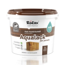 Лак панельний акриловий напівглянцевий «AQUALACK PANEL» 1л ТМ"Ролакс"