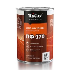 Лак для деревини алкідний «ПФ-170» 0,5л ТМ"Ролакс"