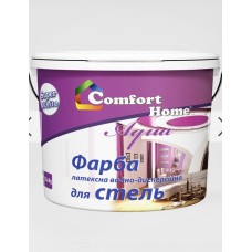 AQUA фарба латексна водно-дисперсійна для стель та стін ТМ Comfort Home 1,2кг
