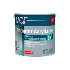 Аква-емаль для опалювальних пристроїв MGF Radiator Acrylfarbe 2,5л