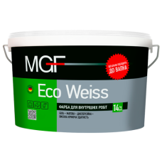 Фарба для внутрішніх робіт MGF Eco Weiss M1 14кг