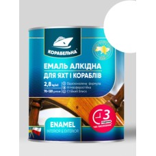 Емаль алкідна ПФ-115 для яхт і кораблів біла 50кг ТМ Корабельна