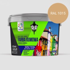 FARBA GUMOWA ФАРБА ГУМОВА ДЛЯ ДАХІВ, ЦОКОЛЮ, ФАСАДІВ ТМ COLORINA Бежева 1,2 кг