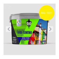 FARBA GUMOWA ФАРБА ГУМОВА ДЛЯ ДАХІВ, ЦОКОЛЮ, ФАСАДІВ ТМ COLORINA Жовта 12 кг