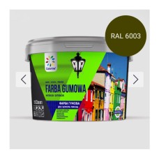 FARBA GUMOWA ФАРБА ГУМОВА ДЛЯ ДАХІВ, ЦОКОЛЮ, ФАСАДІВ ТМ COLORINA Хакі 3,6кг