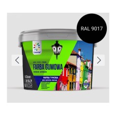 FARBA GUMOWA ФАРБА ГУМОВА ДЛЯ ДАХІВ, ЦОКОЛЮ, ФАСАДІВ ТМ COLORINA Чорна 12 кг