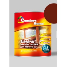 Емаль алкідна для підлоги ПФ-266 ТМ COMFORT HOME червоно-коричнева 2,8кг