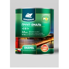 Ґрунт-емаль 3в1 ТМ Корабельна графіт матова 0.9кг