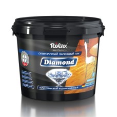 Лак паркетний поліуретановий напівглянцевий «DIAMOND» 1л ТМ"Ролакс"