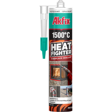 Вогнестійкий герметик Akfix 1500 Heat Fighter 310 мл(кратно ящику по 12шт)