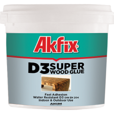 Клей ПВА Akfix D3 ,1000гр(кратно ящику по 12шт)