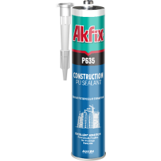 Поліуретановий будівельний герметик Akfix P635 чорний ,310 мл(кратно ящику по 12шт)