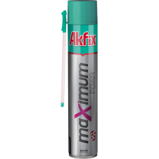 Піна ручна Akfix Maximum 65 л, 850 мл(кратно ящику по 12шт)