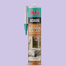 Силіконізований акриловий герметик AS606 Akfix,біла 310мл